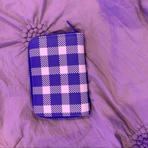cute blue wallet